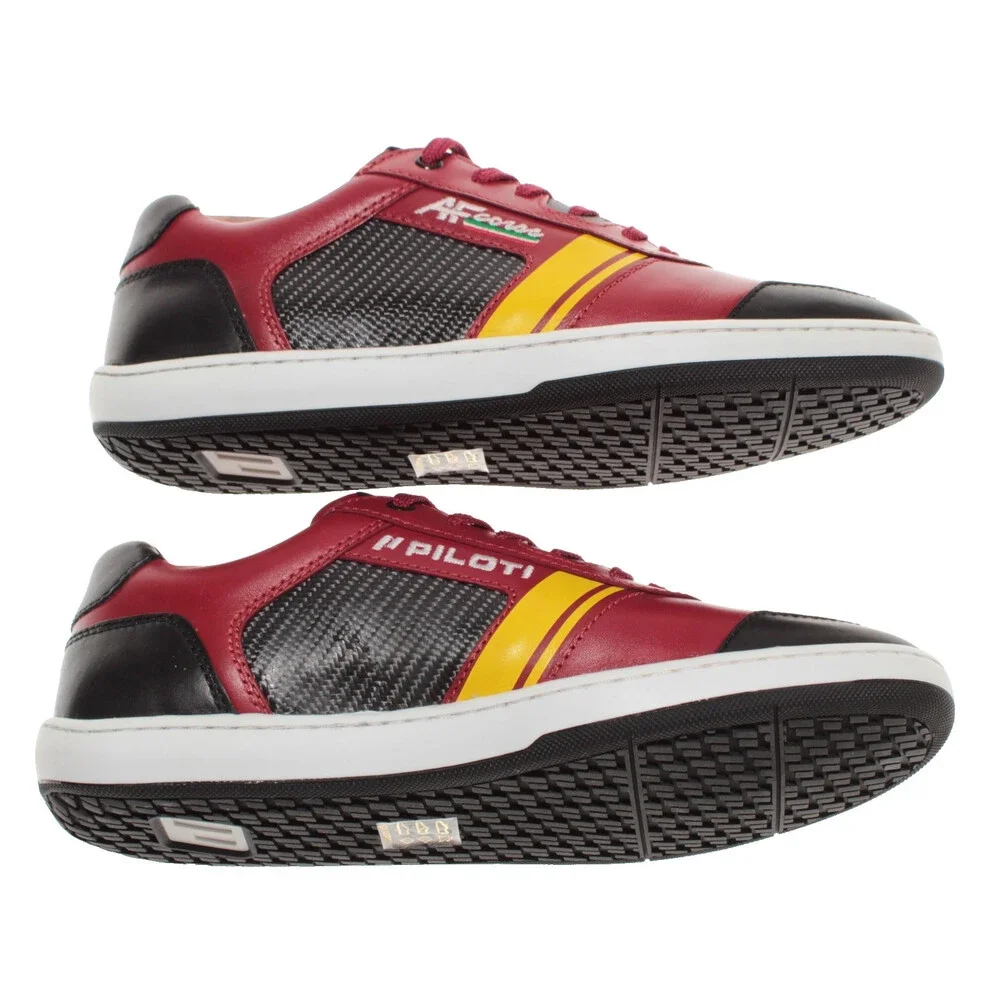 Piloti NWB Competizione AF Corse Driving Sneakers Size 7 US in Red Leather